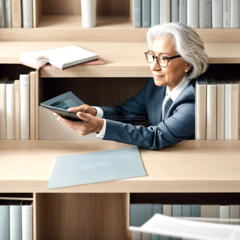 محامي يستمع لمتقاعد